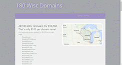 Desktop Screenshot of 180wiscdomains.com