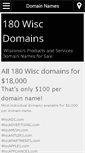 Mobile Screenshot of 180wiscdomains.com